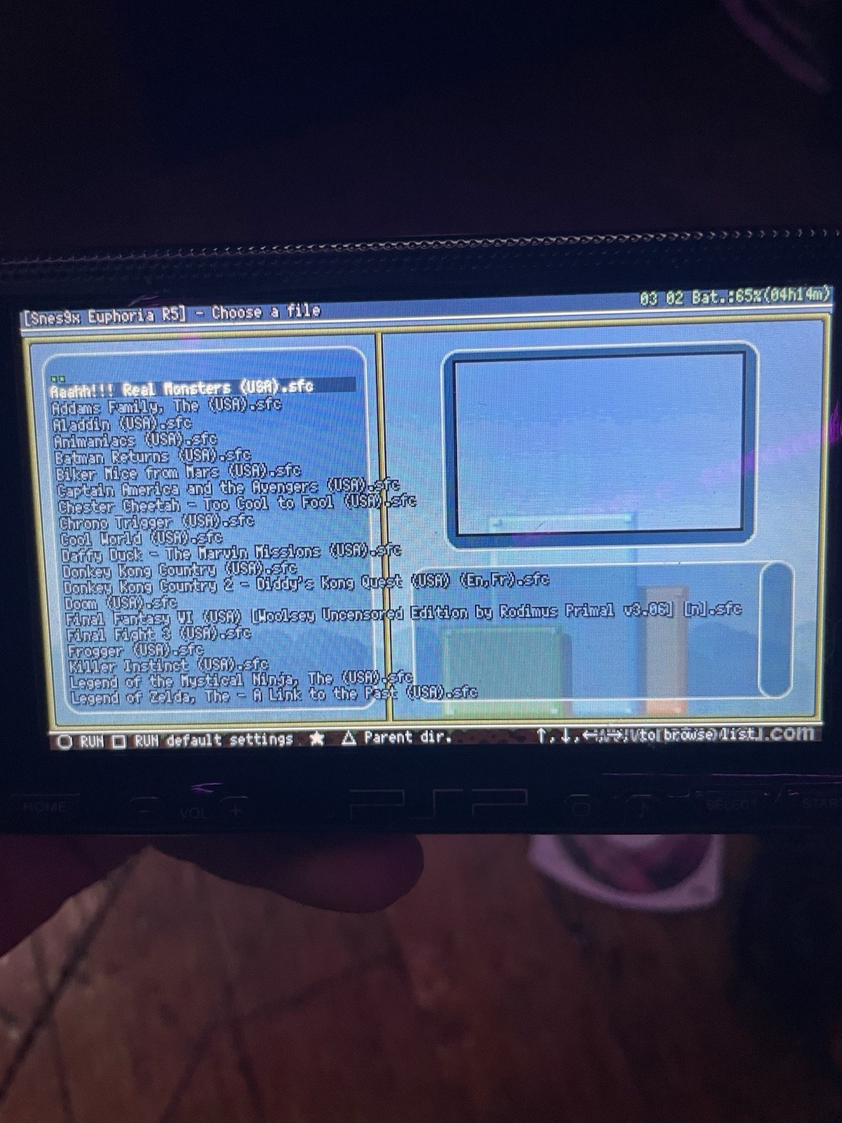 Sony PSP-1000 Handheld Console M*0*D*d*3*D custom software