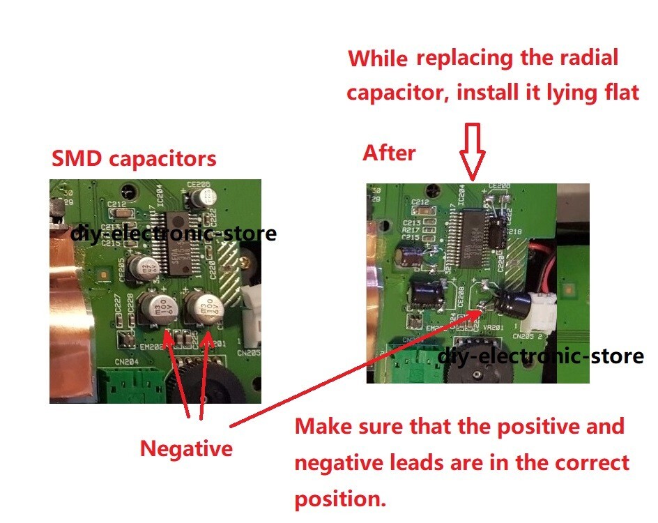Nintendo Super Famicom Console Capacitors Repair Kit (Motherboard/ SHVC-CPU-01 )