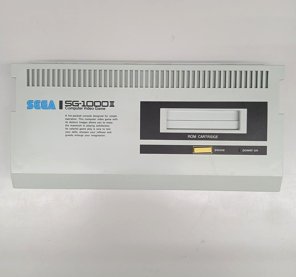 SEGA SG-1000 II Console SJ-150 RF Switch AC Adapter Set Tested Game OK USED