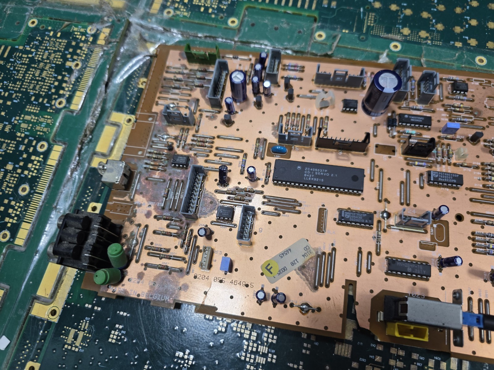 Philips CDI 910 EXACT CORROSION Motherboard-Not Tested-Intact-PARTS-READ ALL