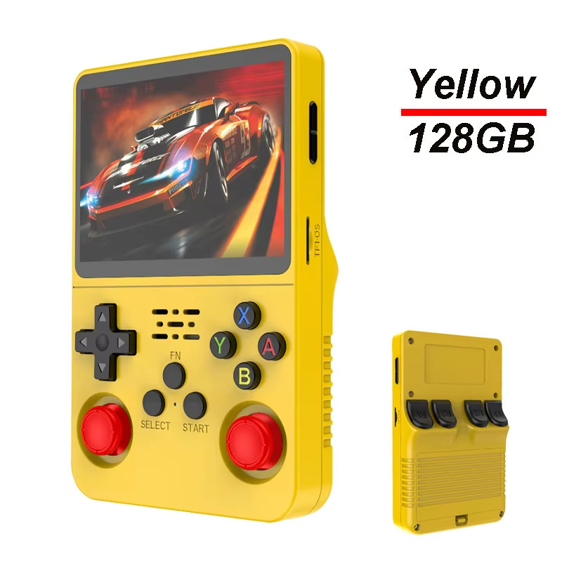 R36S Handheld Game Console 3.5Inch IPS Screen 128G Classic Retro Games Consoles