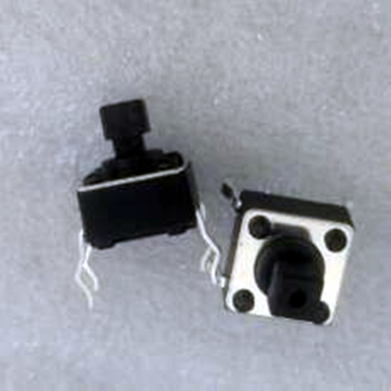 10pcs Mini Tactile Blue Push Button Switch Momentary Tact & Cap Head Cover