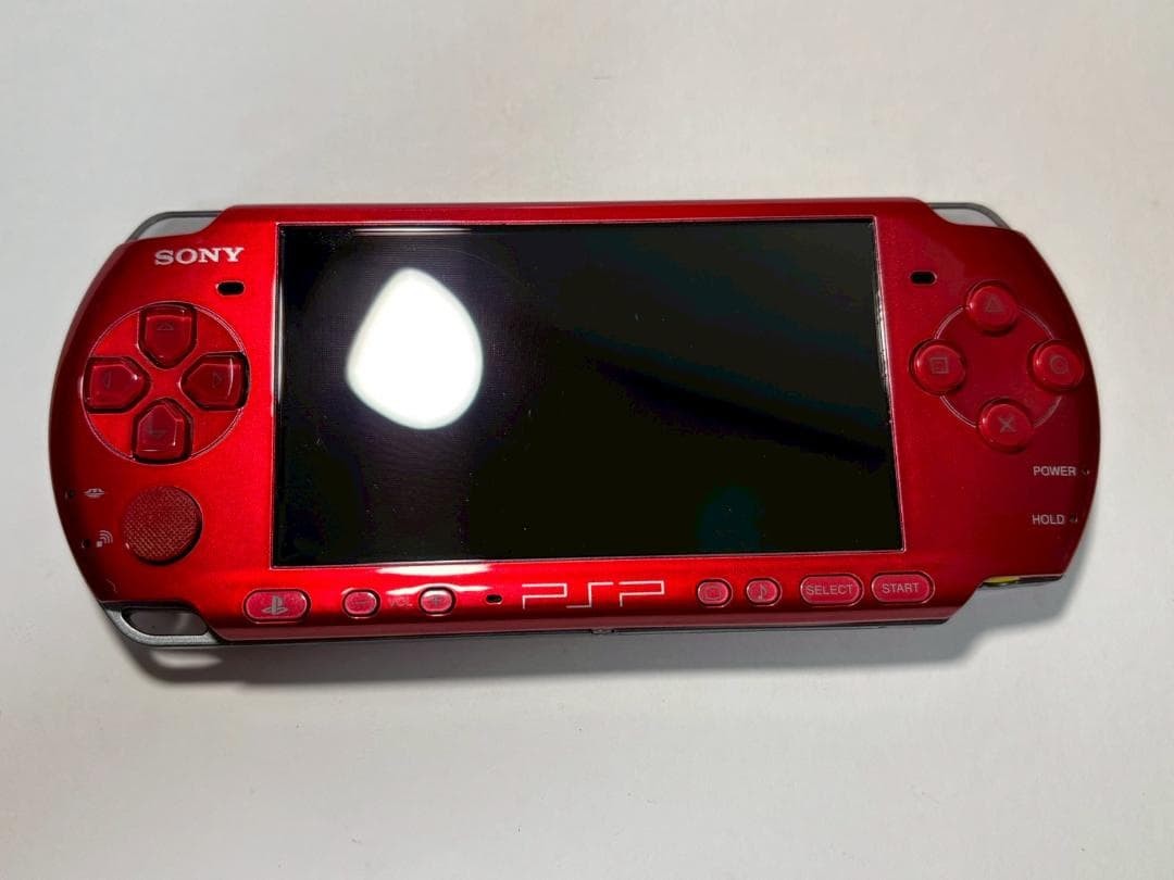 Sony PSP-3000 PSP 3000 Console Radiant Red Working Tested English language