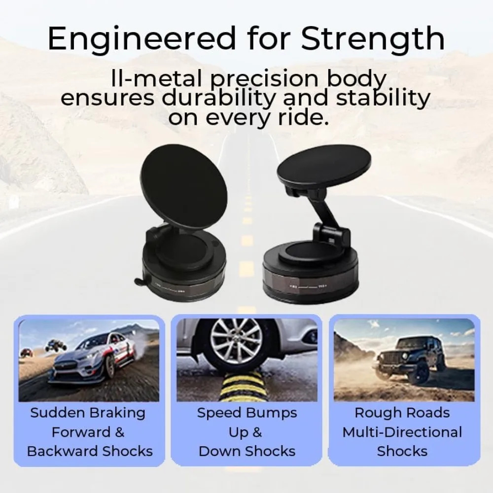 Magnetic Phone Holder for car 360° Rotatable Foldable & Adjustable Magnetic Car