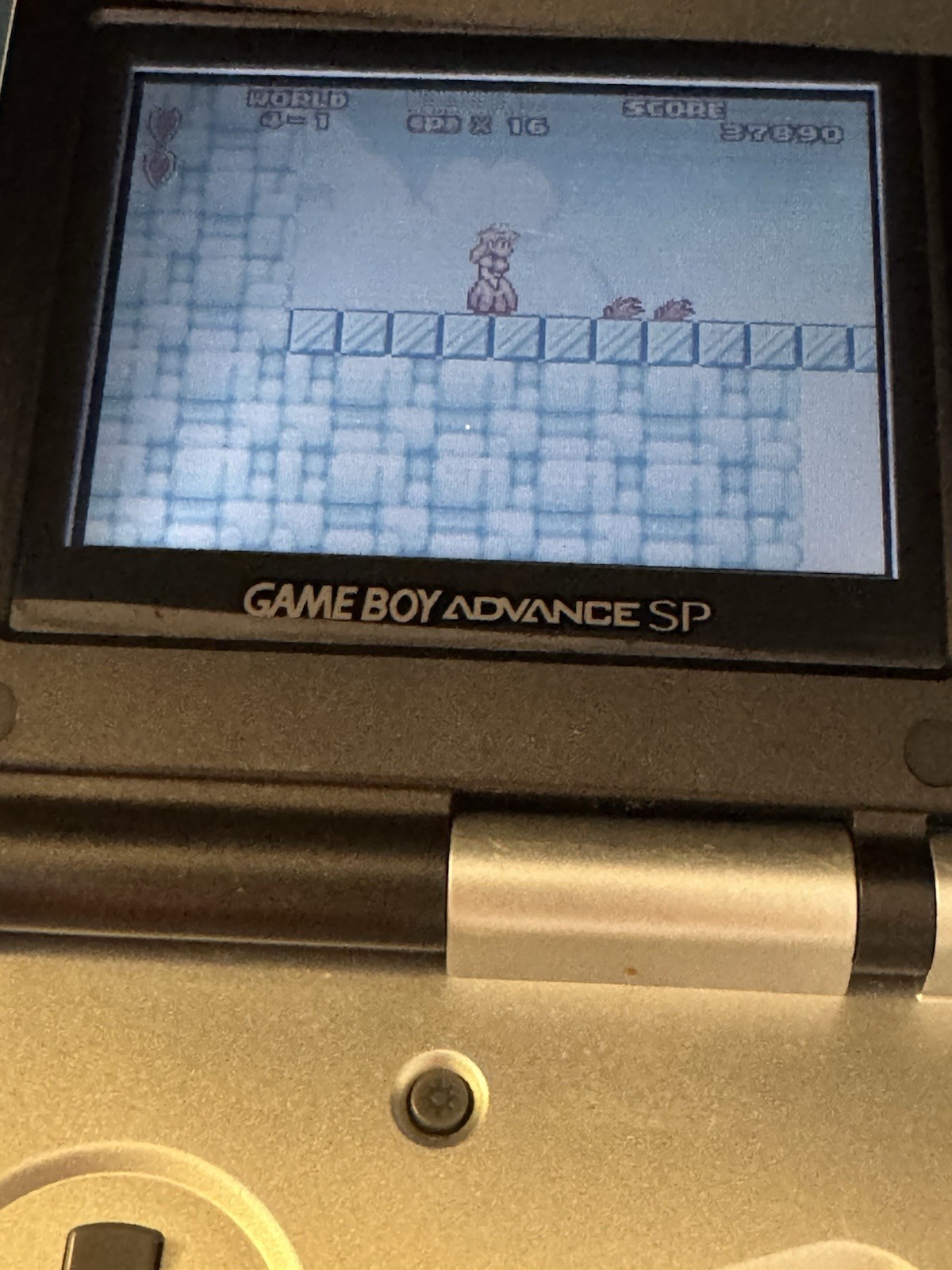 Nintendo Gameboy Advance SP AGS-001 – Black & Silver – Tested & Works