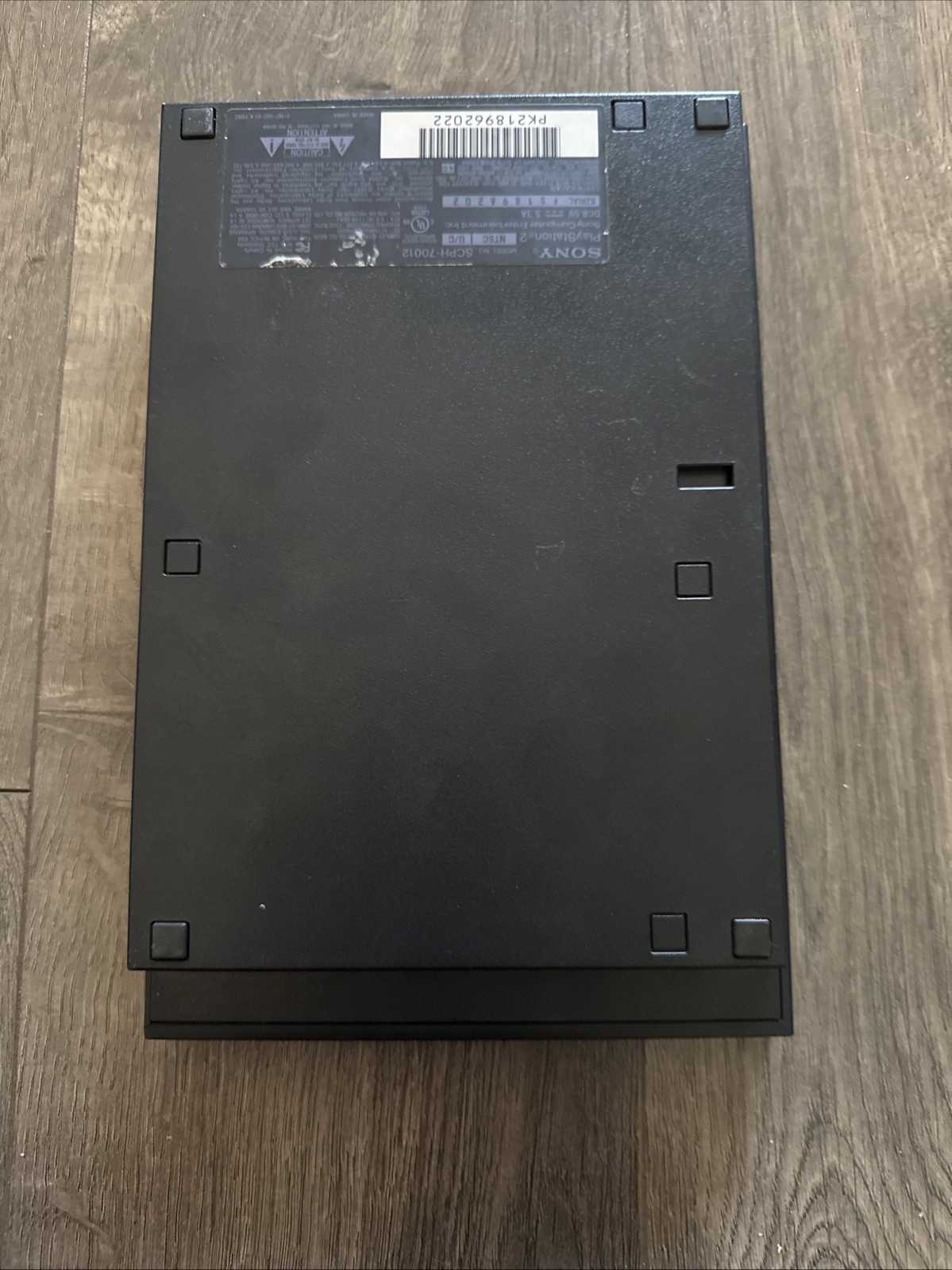 Sony PlayStation 2 Slim Line Version 1 Console – Charcoal Black (SCPH-70012)