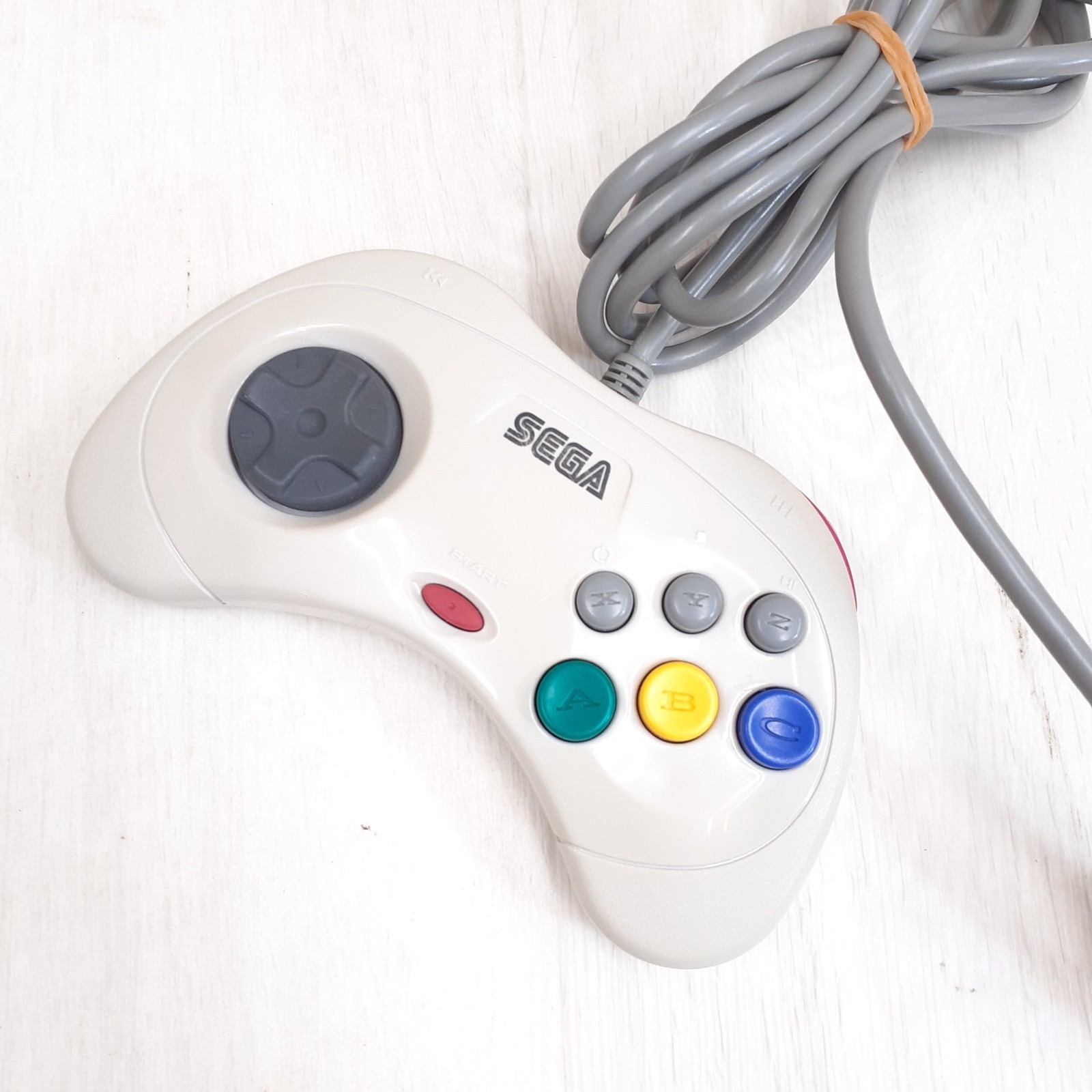 Sega Saturn White Console bundle with 1 controller & 3 Games tested NTSC-J Japan