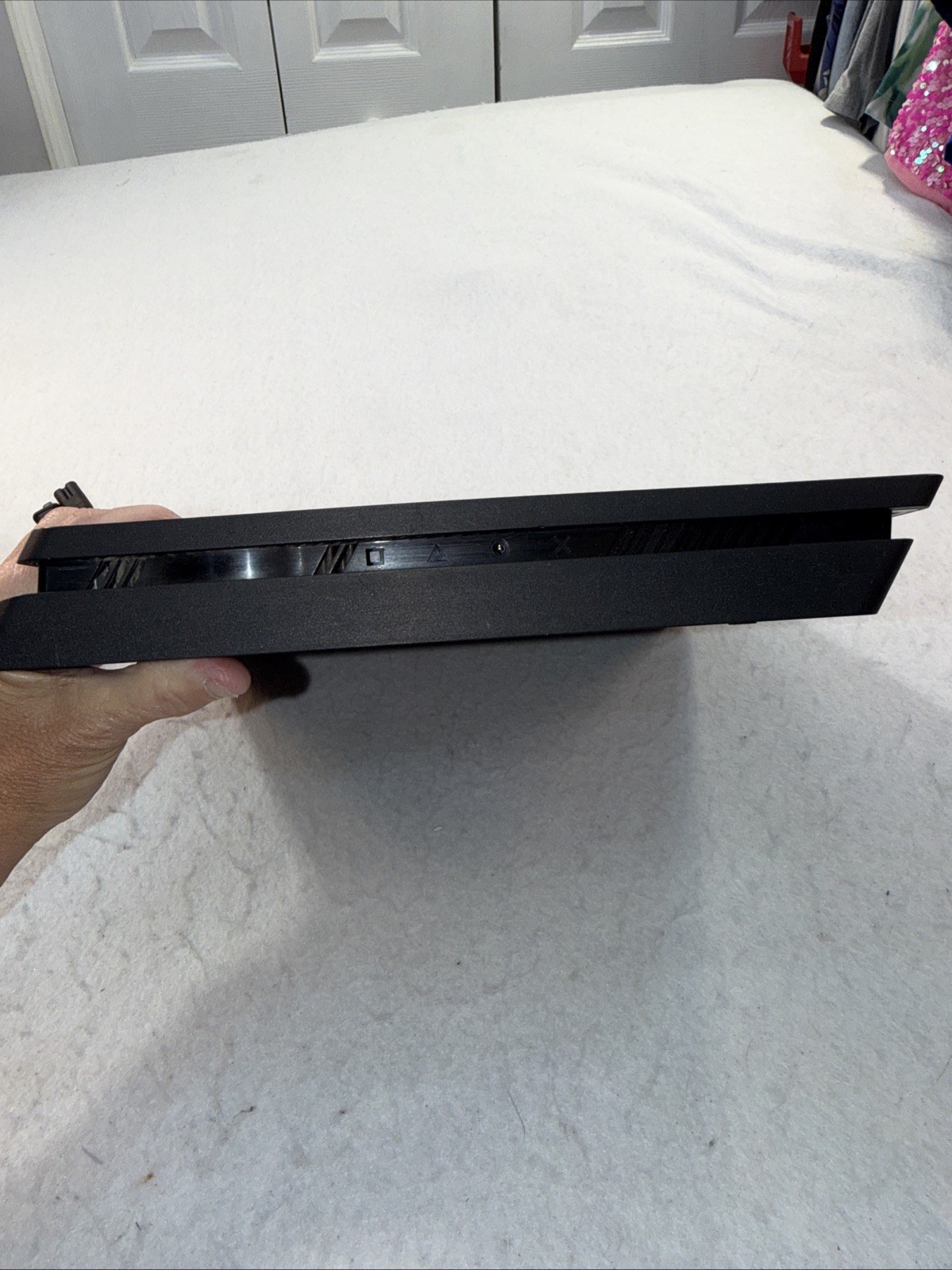 Sony PlayStation 4 Slim PS4 500GB Black Console Gaming System W Power Cord Works