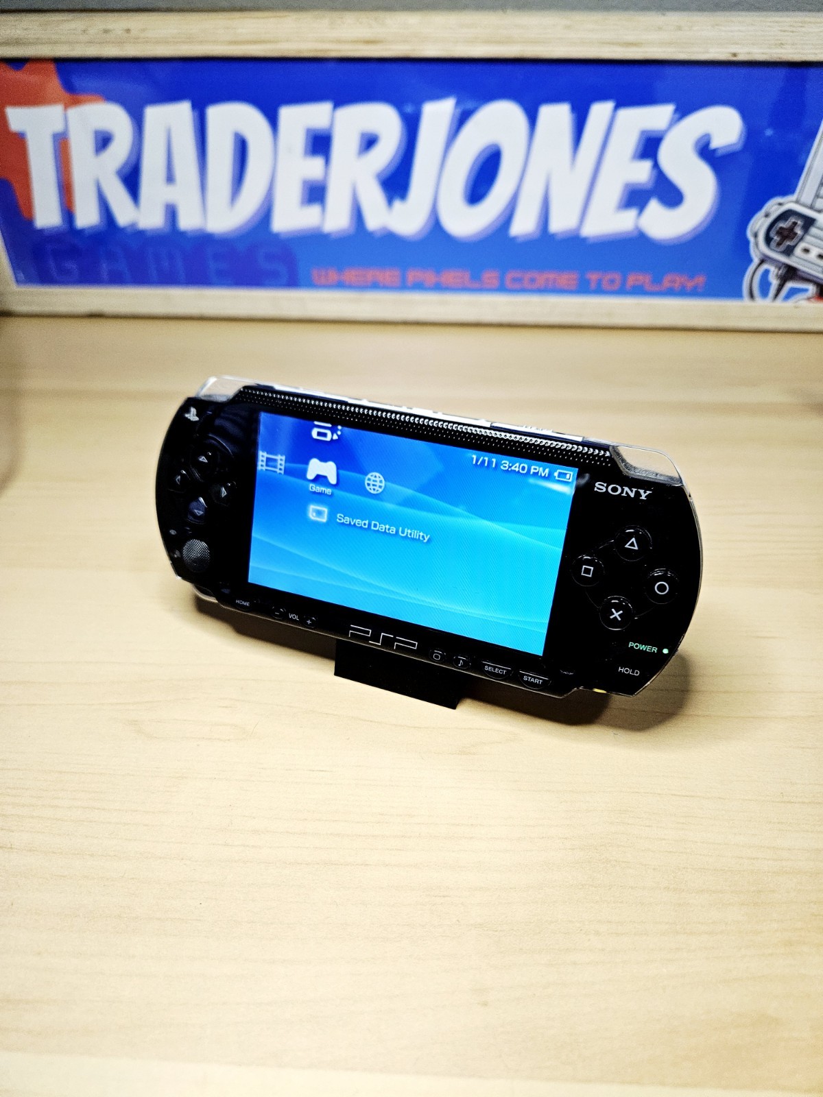 Sony PSP 1001 Console Black W Charger