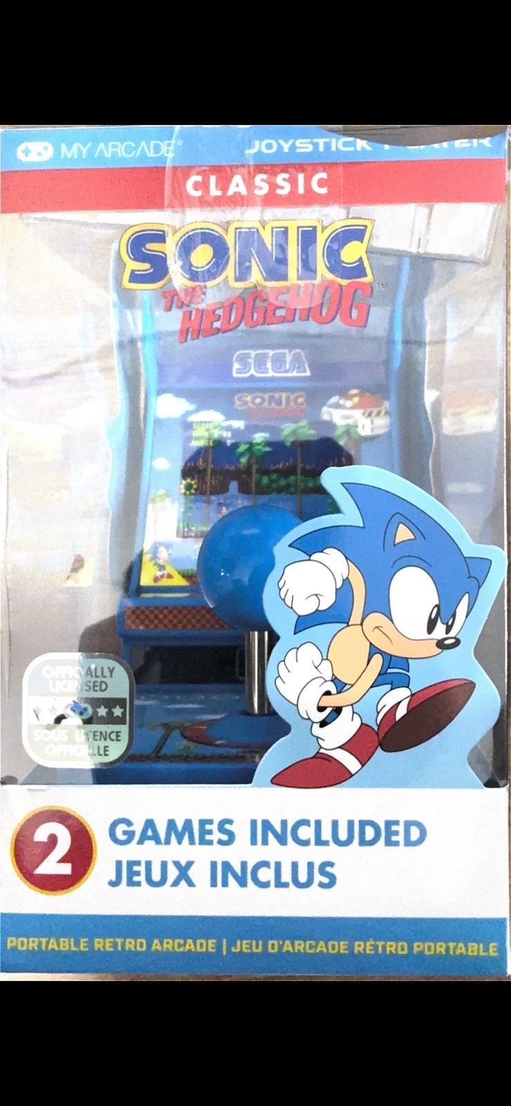 My Arcade Sonic The Hedgehog Joystick Player Sonic 2in1 Sega Classic Arcade 3.5″
