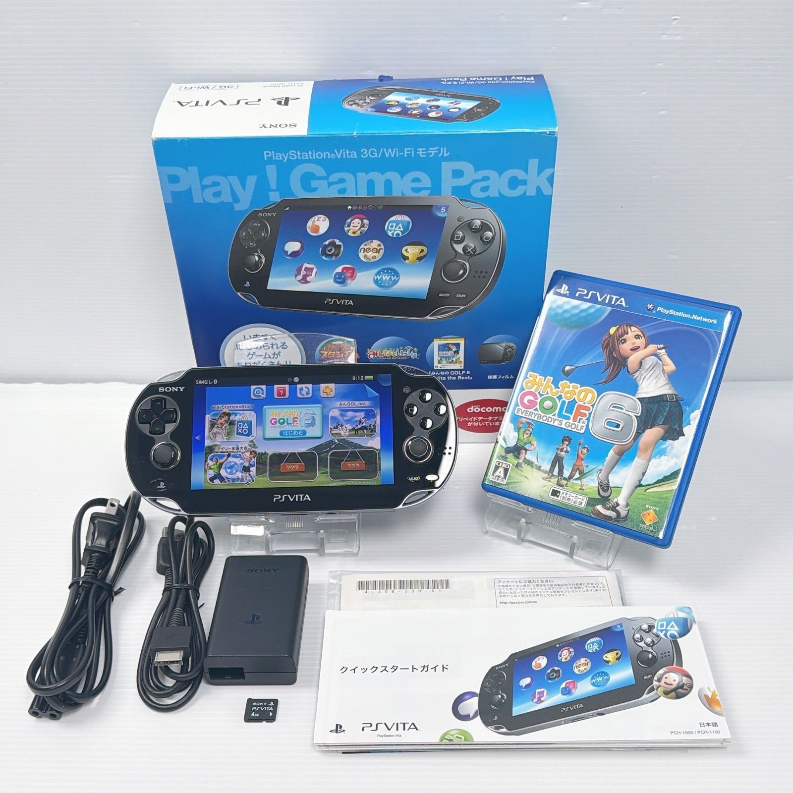 Sony PlayStation Vita PS VITA 3G/Wi-Fi OLED Handheld Console Black