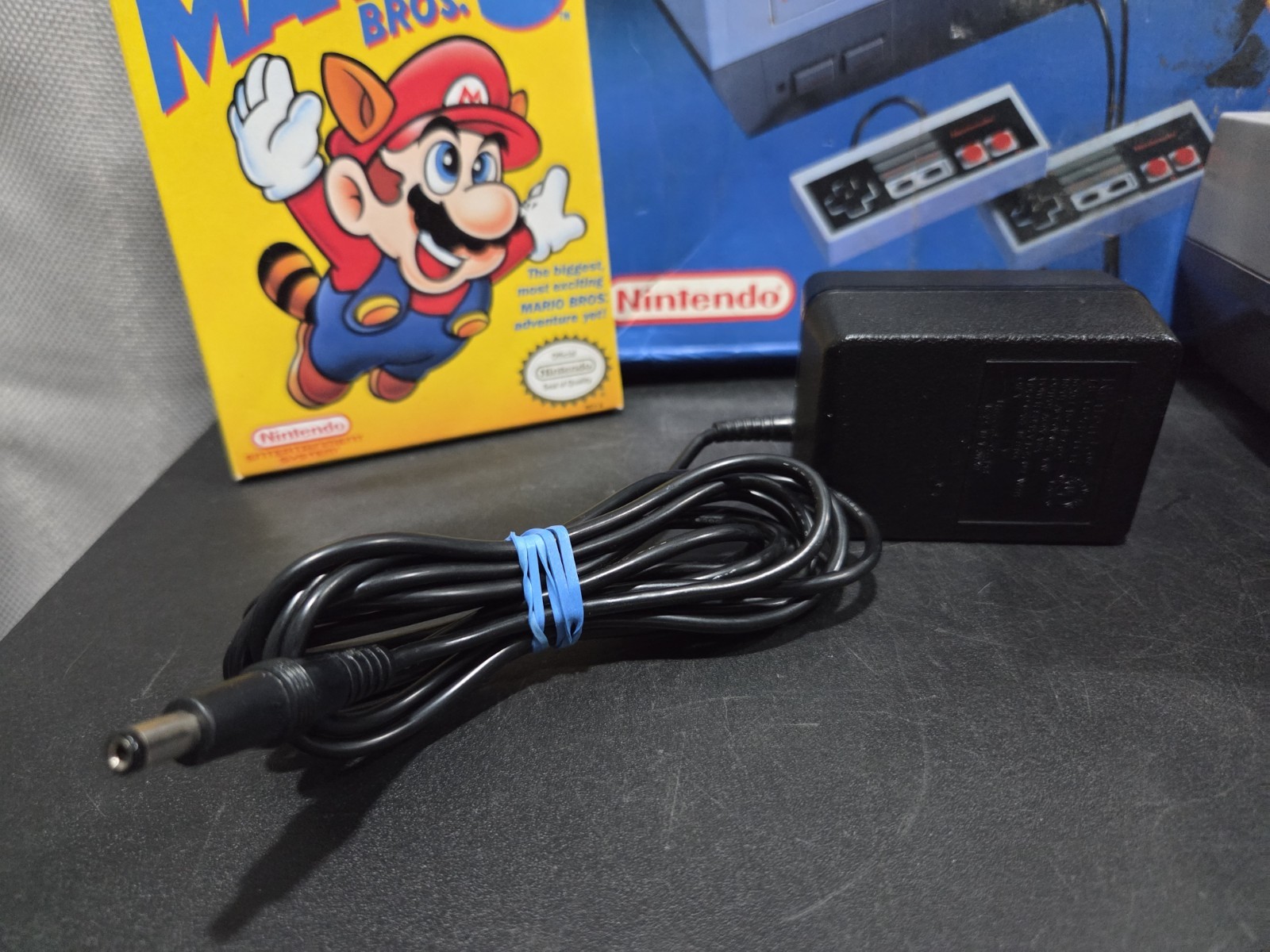 1992 Nintendo NES CHALLENGE SET In Box W/ Super MARIO Bros. 3 CIB NO Styrofoam