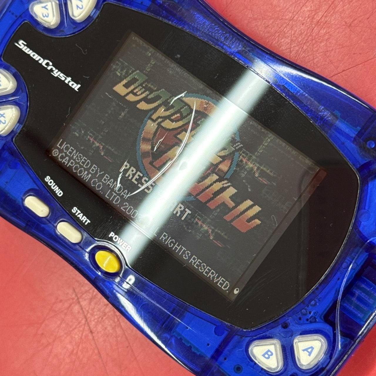 BANDAI WonderSwan Crystal SCT-001 Console From Japan A1854