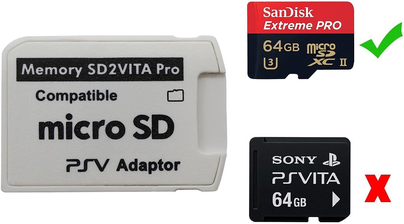 SD2Vita 5.0 + 256GB MicroSD for PS Vita 1000/2000 PSTV FW 3.60 Ultimate Set