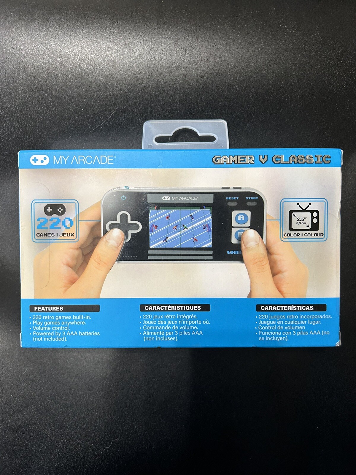 My Arcade GAMER V CLASSIC Pocket Portable Gaming System 220 Retro Games