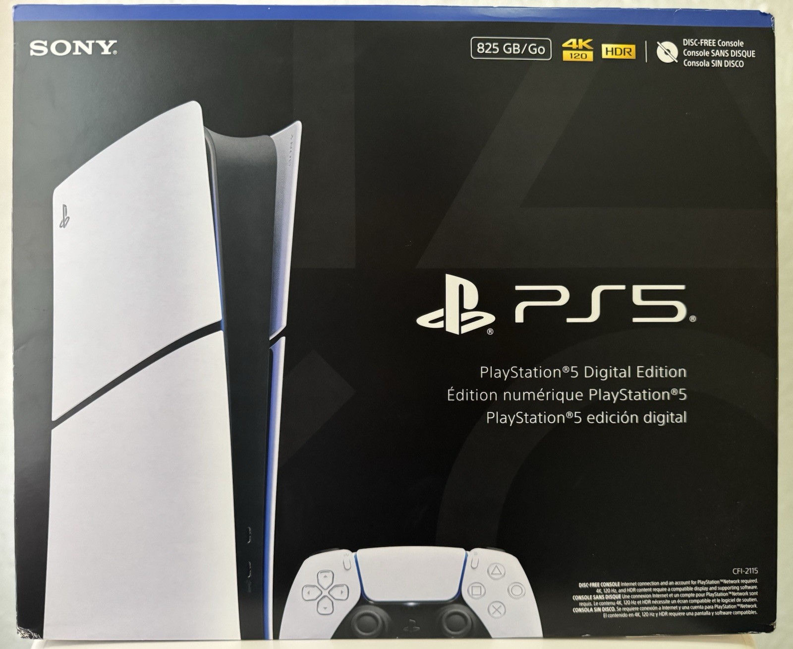Sony PS5 Digital Edition Console 825GB/Go 4K HDR BRAND NEW Factory Sealed