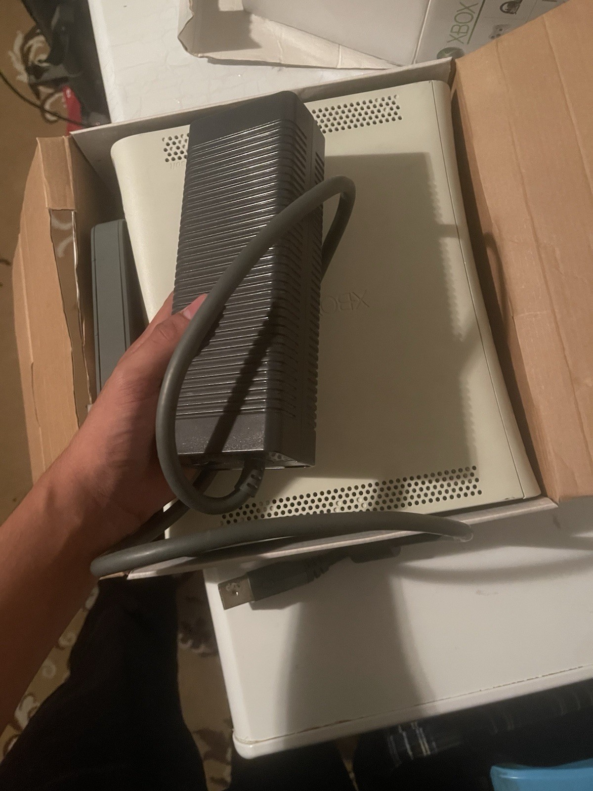 Microsoft Xbox 360 White Bundle Two Three Controllers All Cables