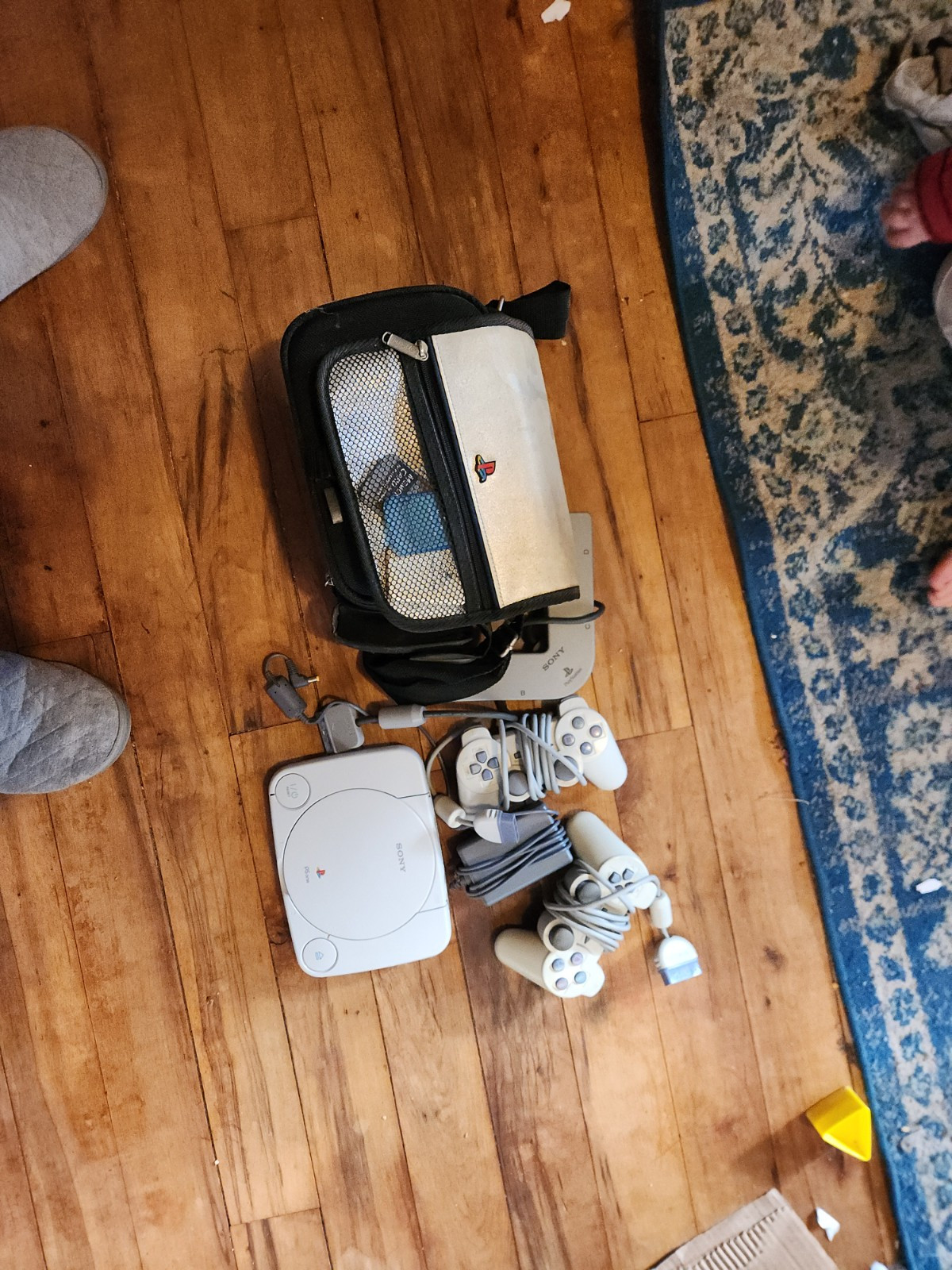 Sony Playstation PS One Video Game Console – White BUNDLE with many extras