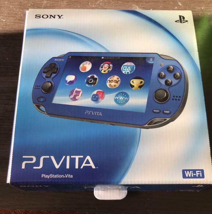 SONY PlayStation PS Vita PCH-1000 ZA04 Sapphire Blue Wi-Fi Boxed “Excellent”