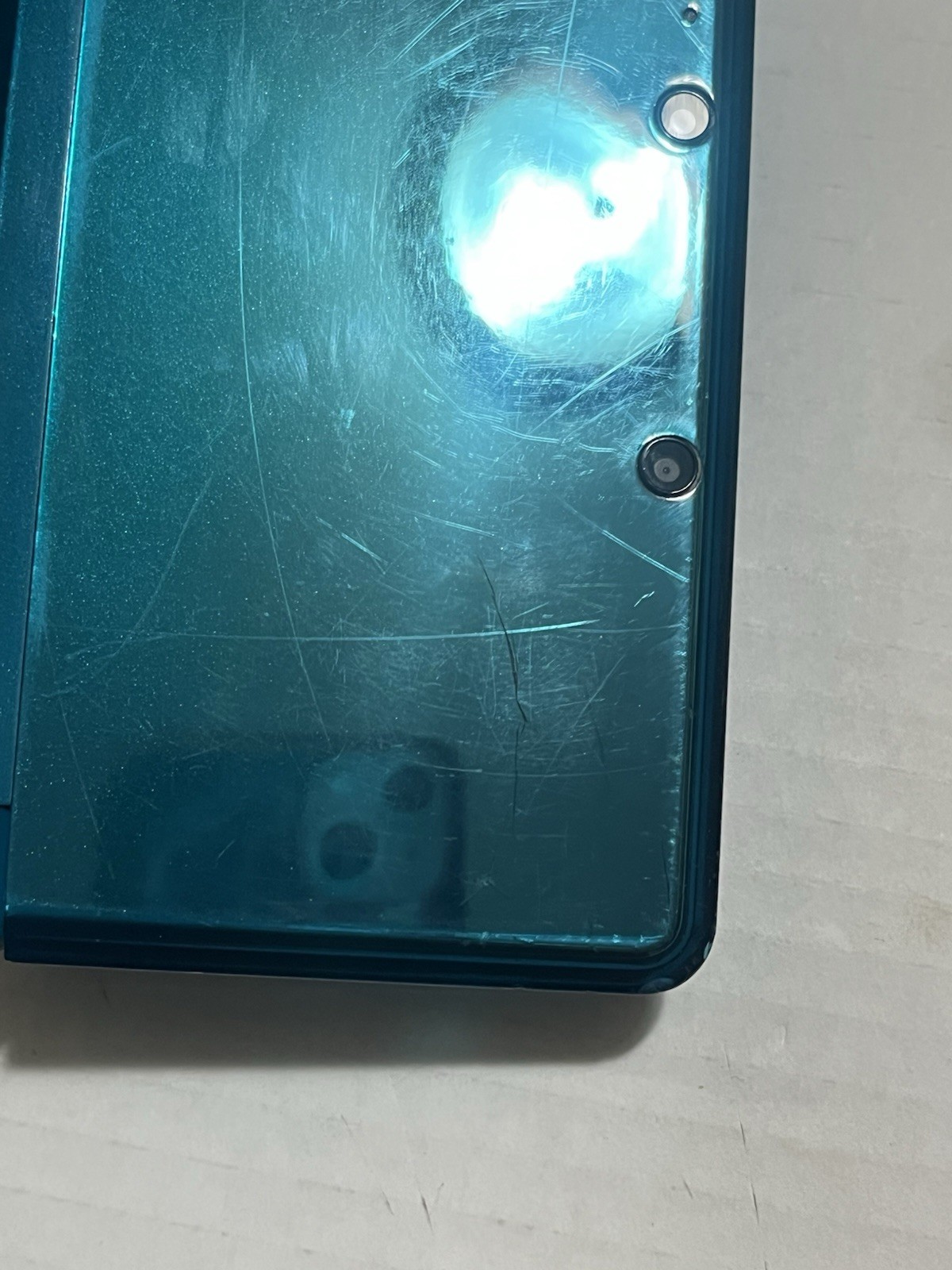 Nintendo 3DS CTR-001 Aqua Blue Handheld Video Gaming Console – For Parts