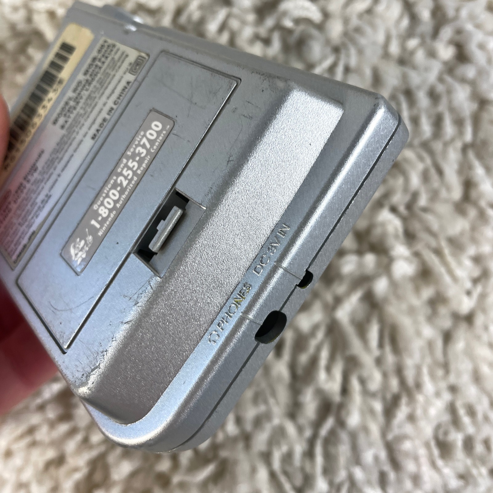 Nintendo Game Boy Pocket Silver Handheld System MGB-001 OEM Shell Only