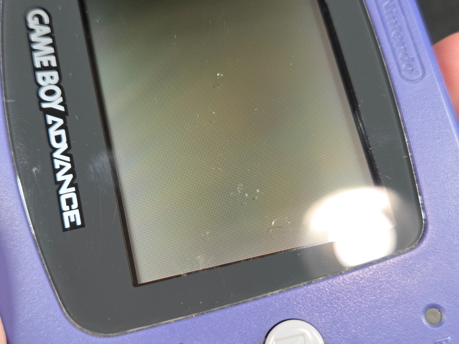 Nintendo Game Boy Advance Indigo Handheld System Console GBA AGB-001 VIDEO DEMO!
