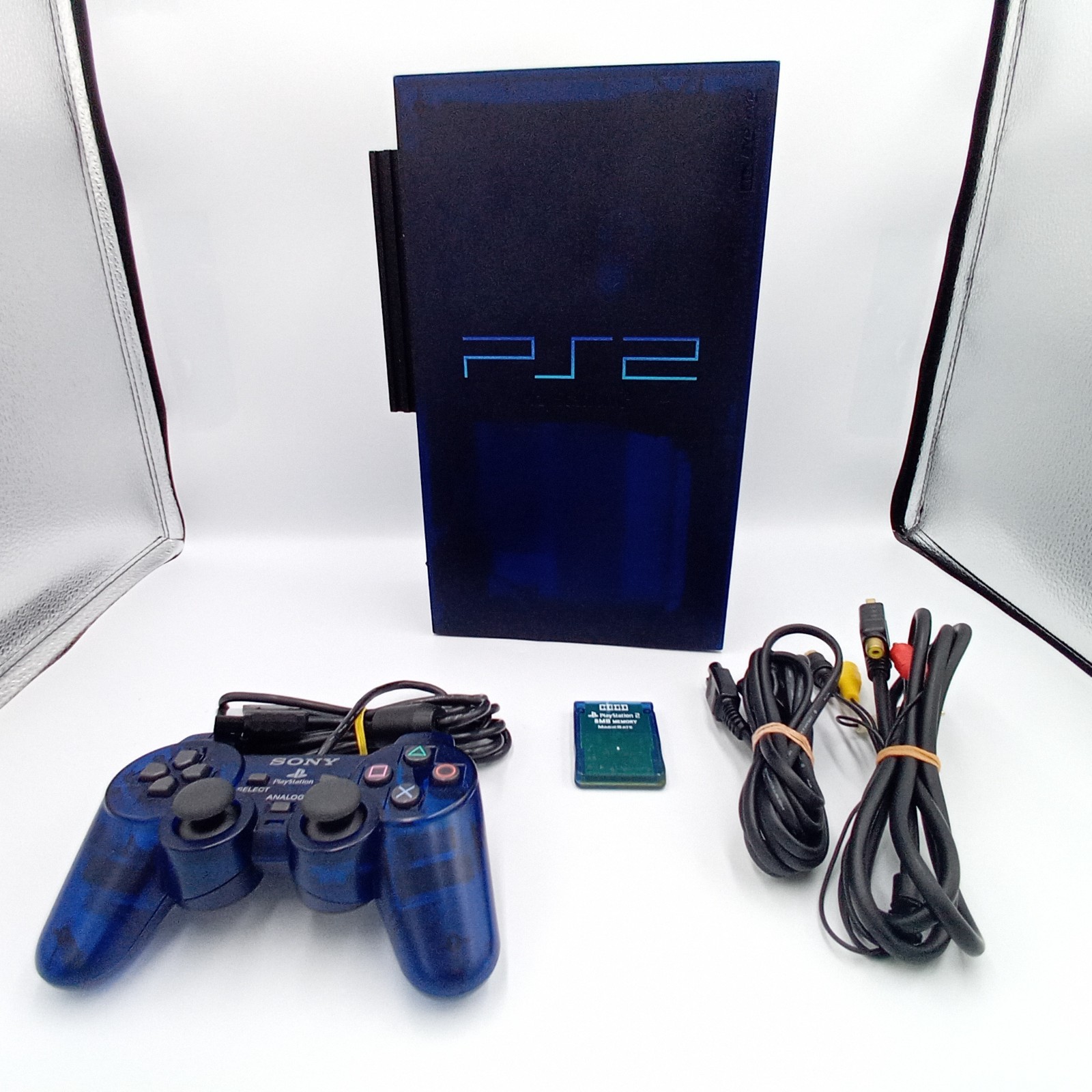 PlayStation 2 Console Midnight Blue SCPH-50000 HDD Controller Japan Region Free