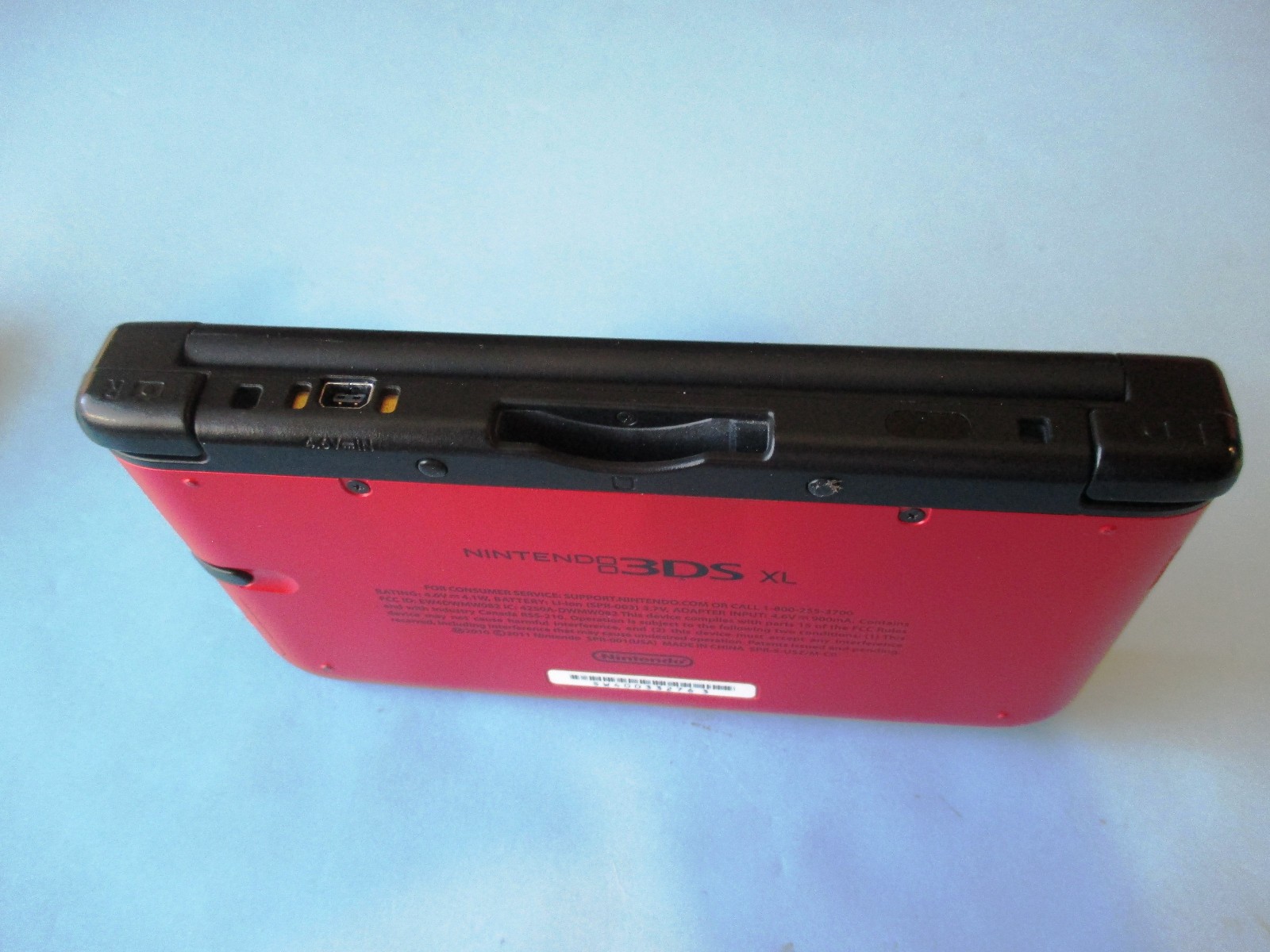 Nintendo 3DS XL Red System w/Charger FREE Shipping!