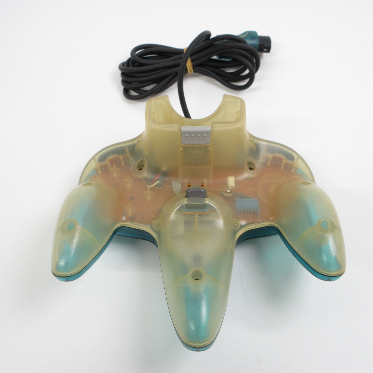 【Very Good】Nintendo 64 N64 Console Clear Blue Controller Adapter Japanese Ver.