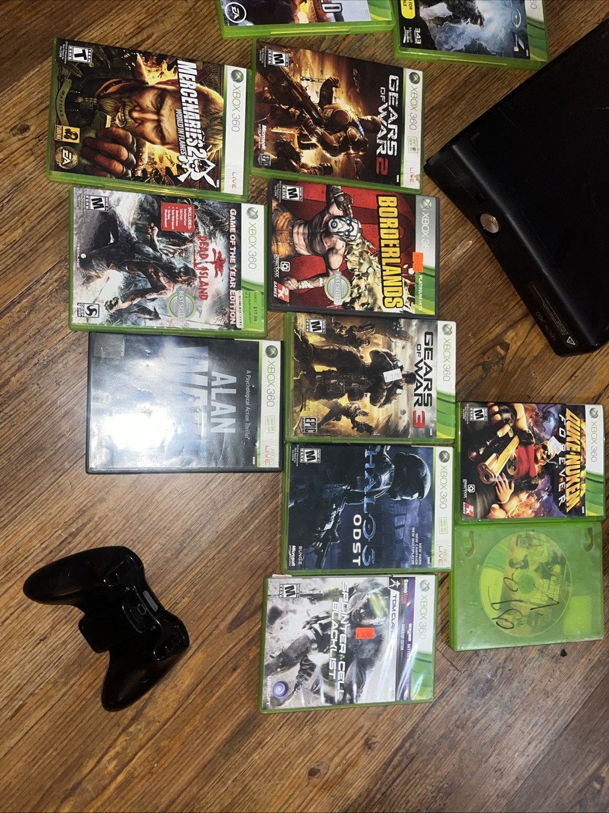 Microsoft Xbox 360 S Black 250gb Console Bundle 11 Games
