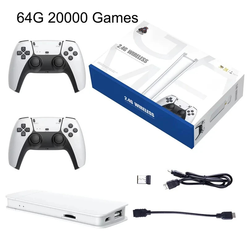 M15 Pro Console 2.4G Dual Wireless Controller Game Stick 4K 20 Video Game Sticks