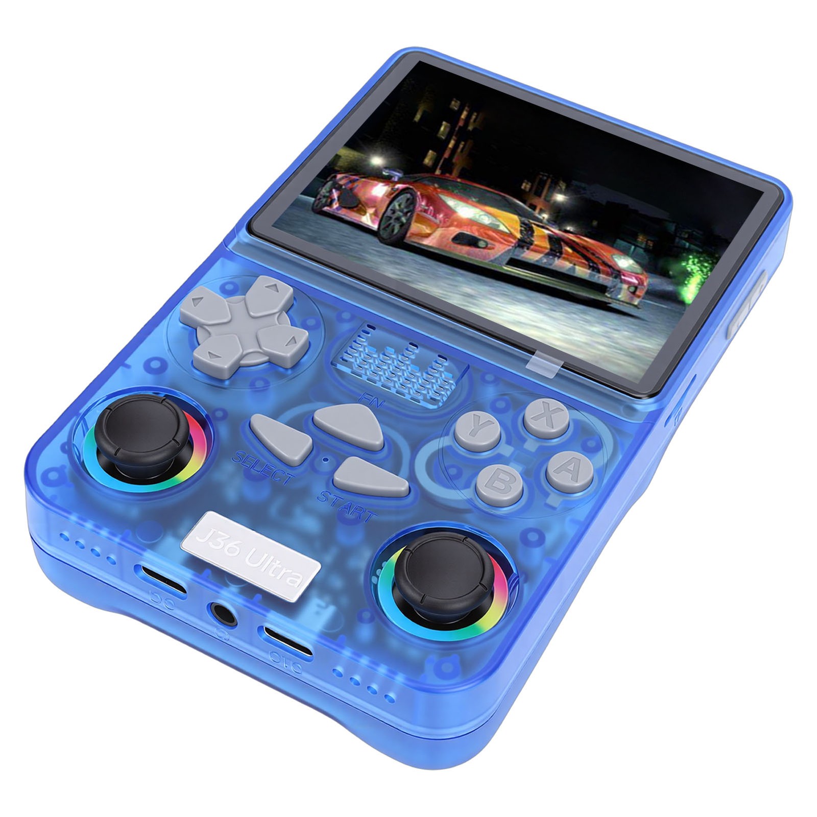 Retro Handheld Game Console 4 Inch Screen Built In 64GB Small Memory Card S EYCM