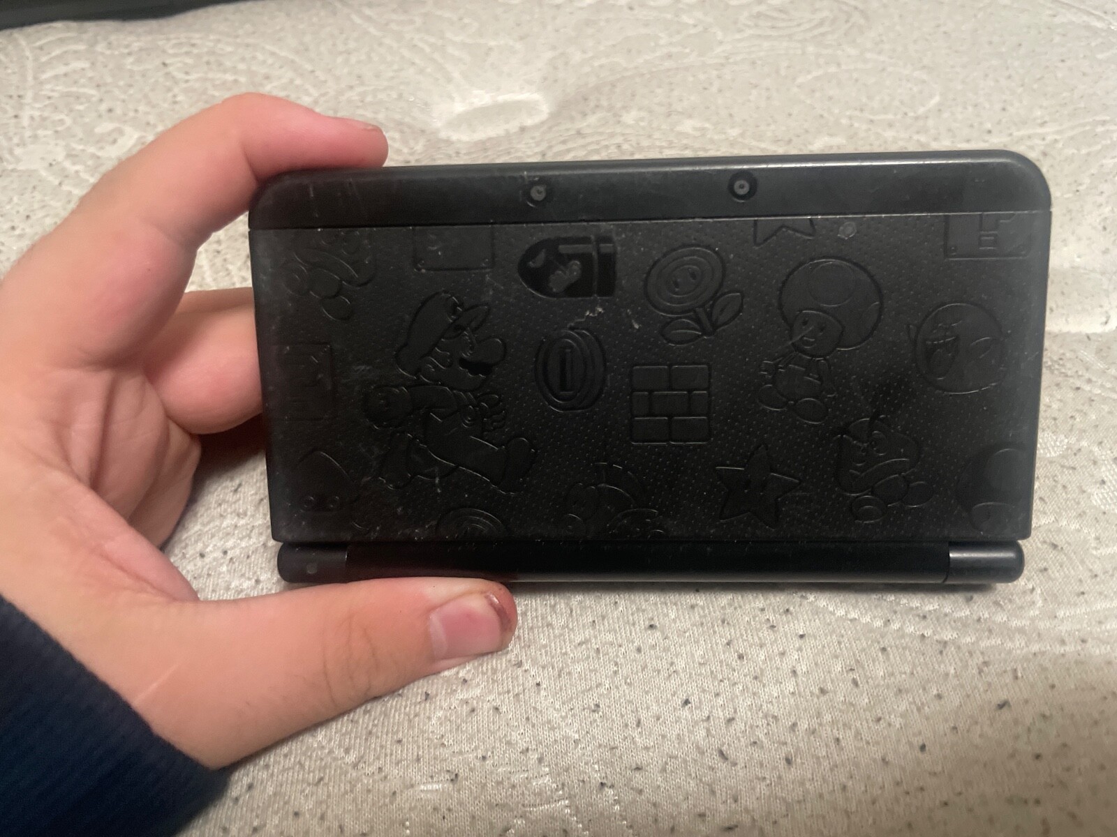 Super Mario edition Nintendo 3DS 4GB Black Handheld Console