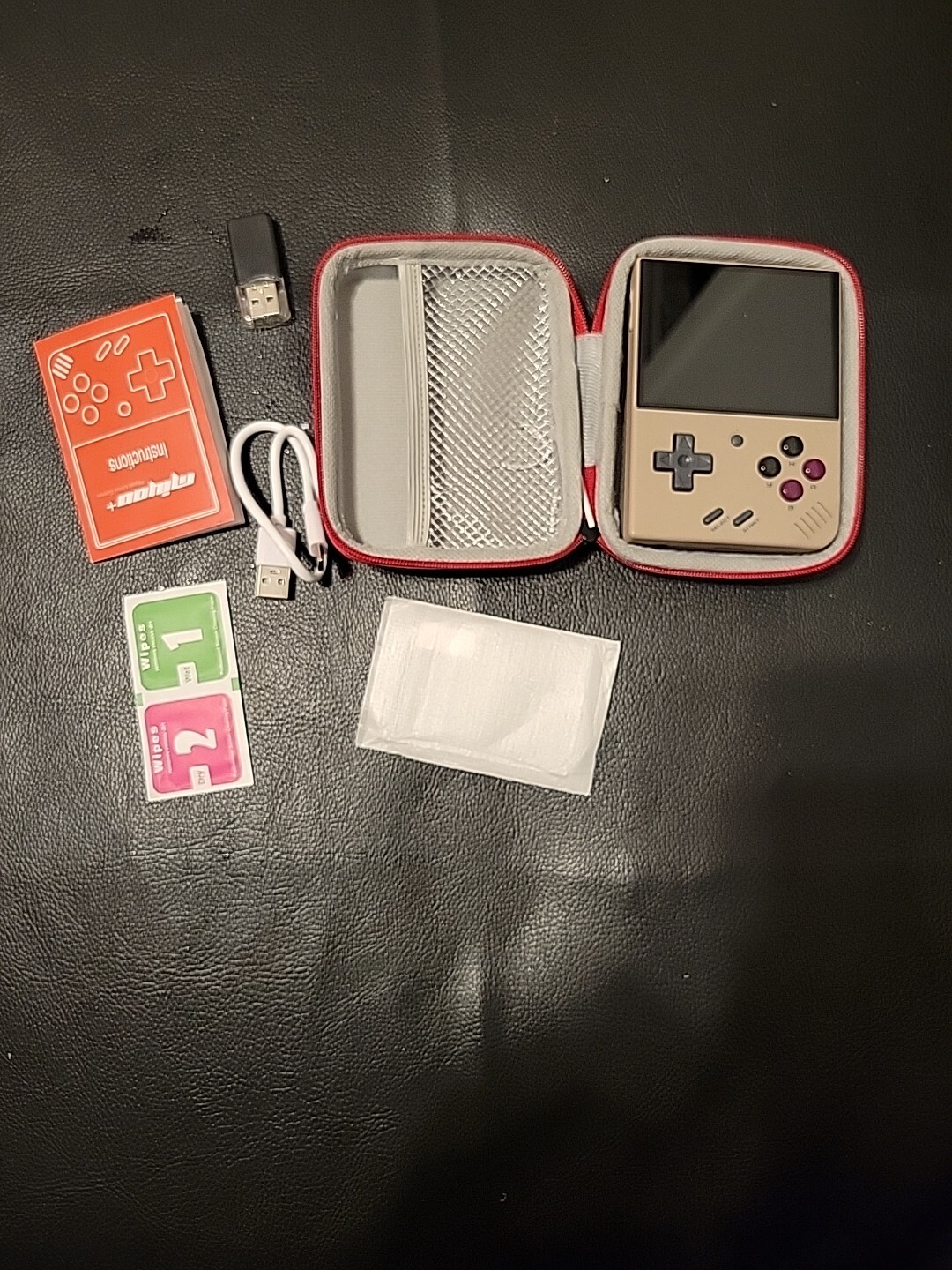 Miyoo Mini Plus Retro Handheld Game Console with 64GB Games Gray