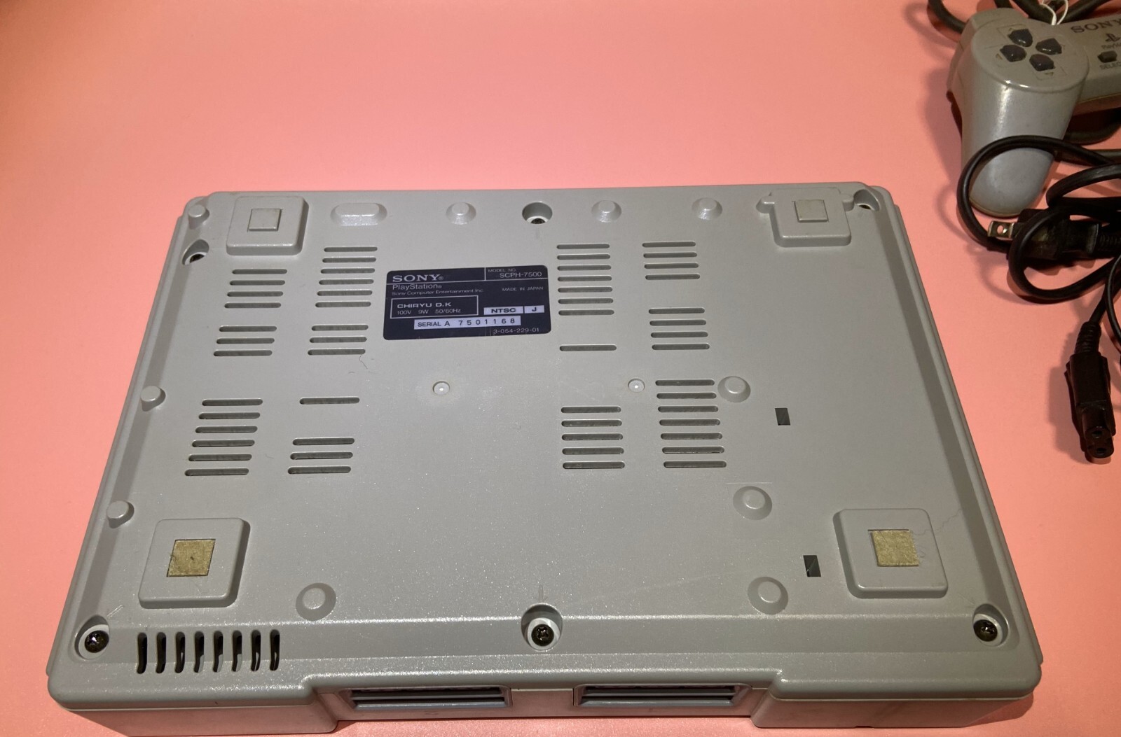 PlayStation SCPH-7500 Console system Sony Playstation 1 PS1 PS Tested Japan
