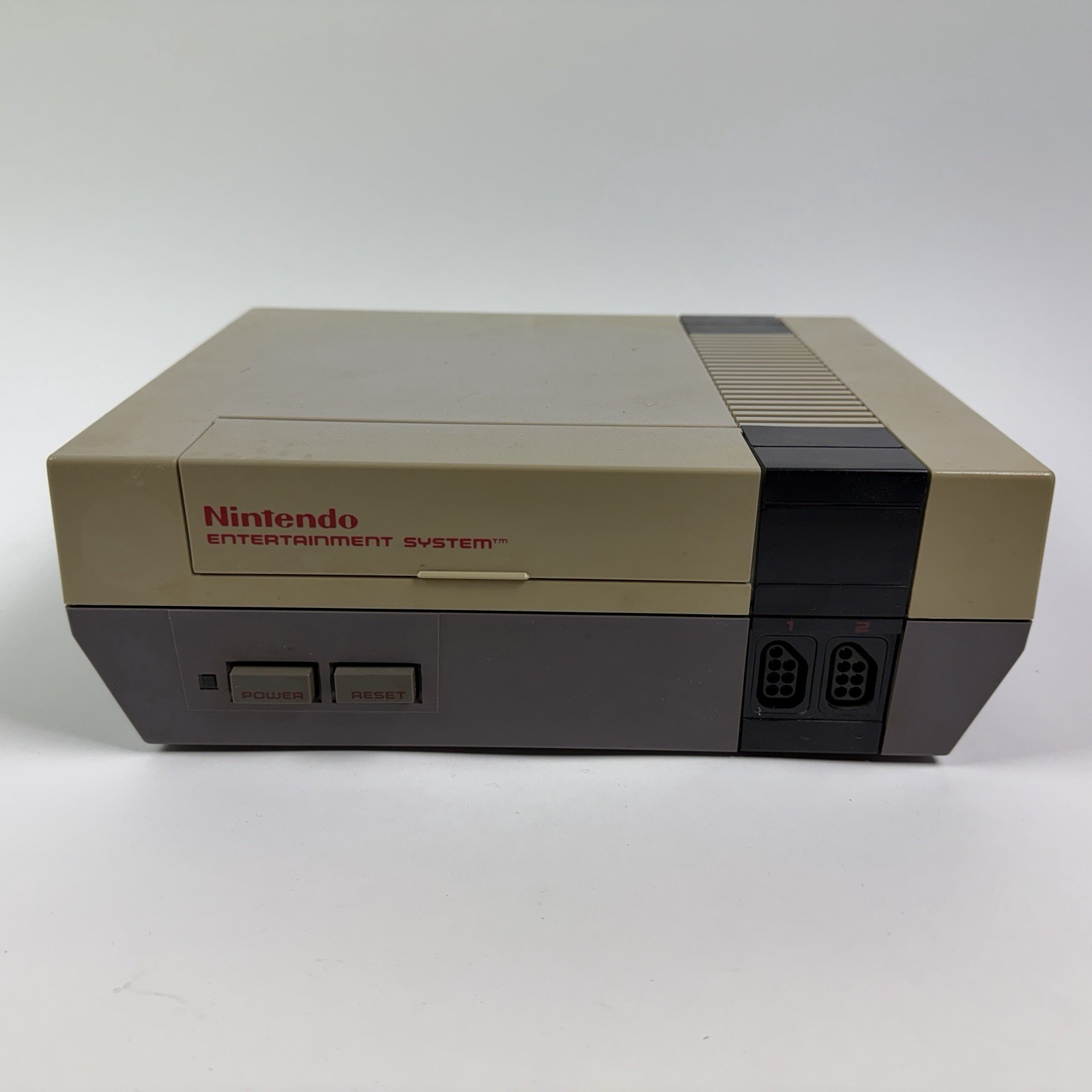 Nintendo NES Gray Video Game Console NES-001 Input and Power Cables *Read