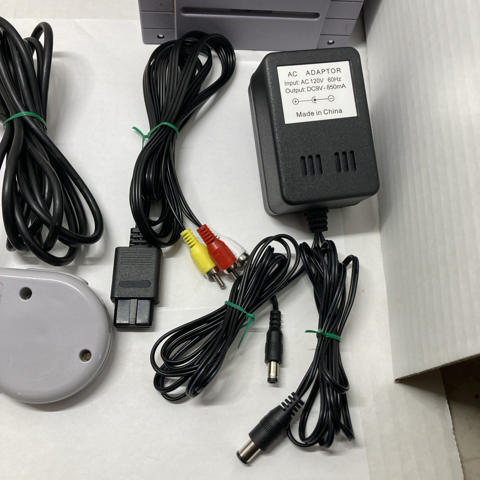 SuperNintendo SNES SystemConsole Bundle W/Controller Wires Sport Games AllTested