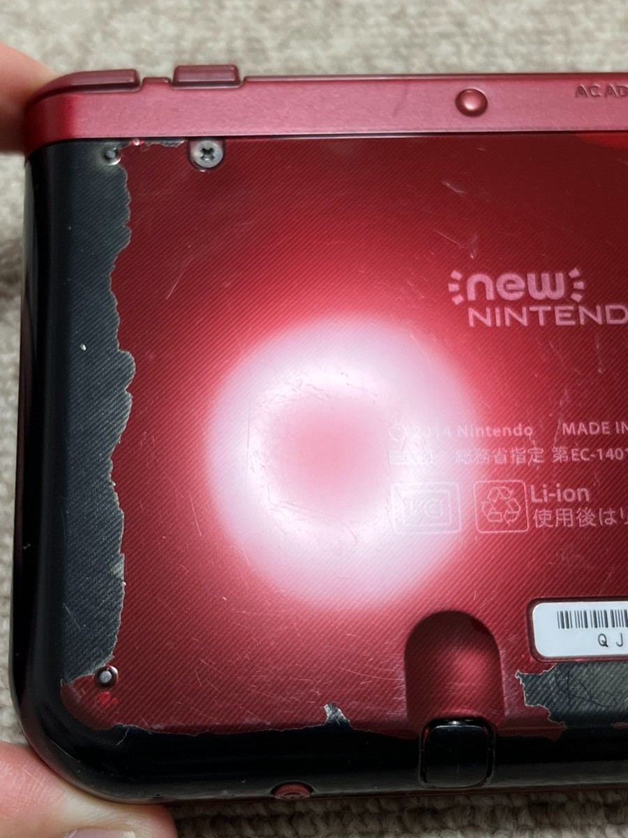 New 3DS LL XL Metalic red Japan Nintendo Console region Japanese B884