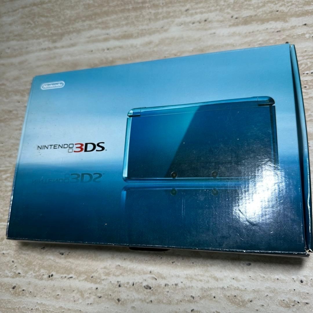 Nintendo 3DS Aqua Blue Console Boxed Complete Set 6571