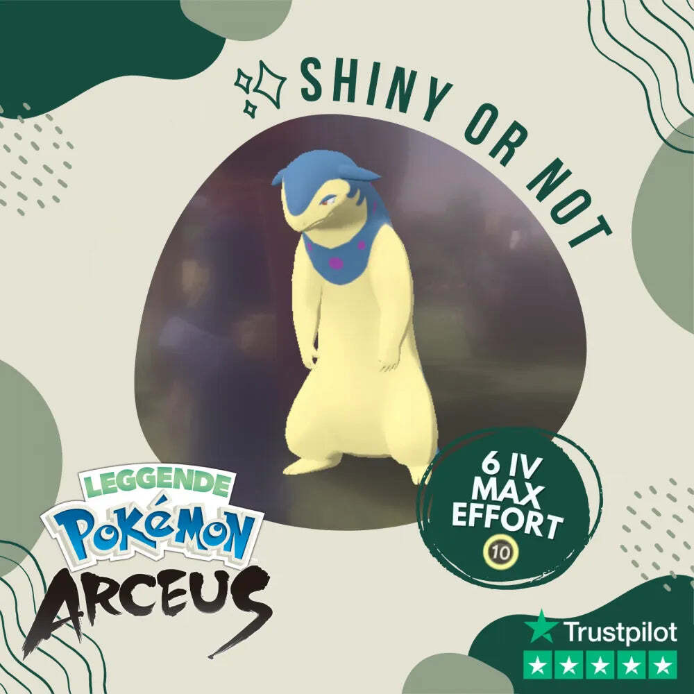 Typhlosion Hisui Shiny ✨ Legends Pokémon Arceus 6 IV Alpha Leggende Custom