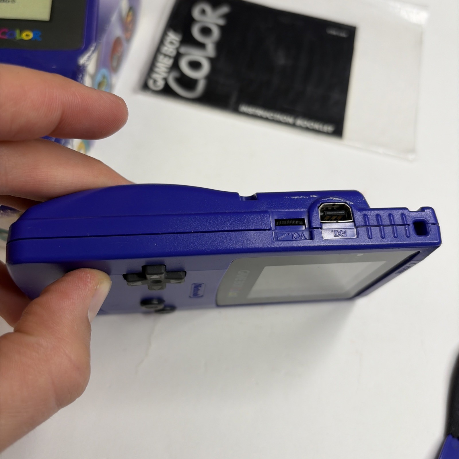 Nintendo OEM GameBoy Color Grape Purple Console In Box CGB-001