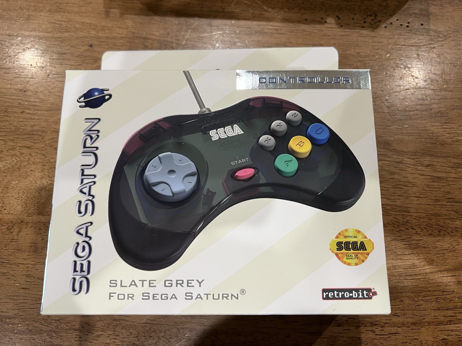 SEGA Saturn Home Console Black with OEM Controller & Virtual Cop