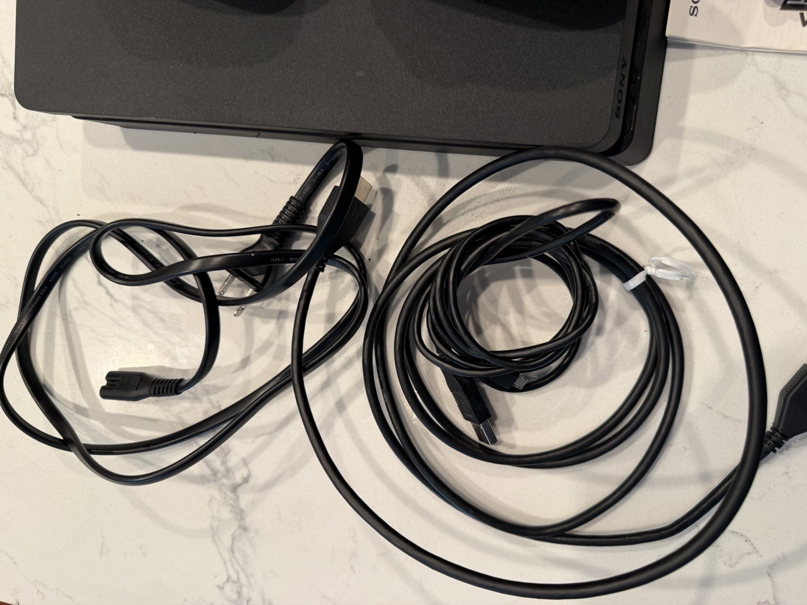 SONY PS4 PlayStation 4 1TB Bundle Games Cords Controllers Ear Piece.
