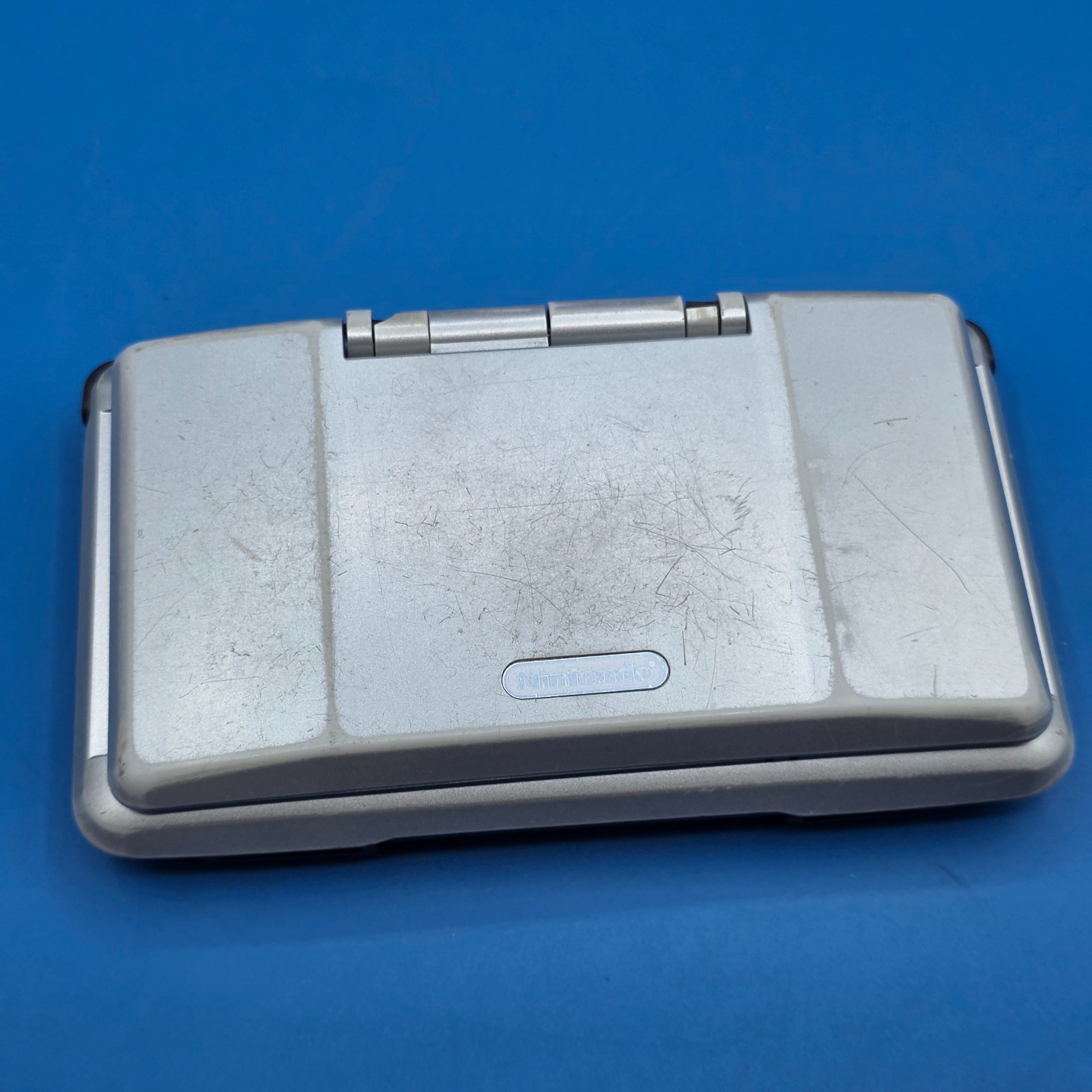 *BROKEN HINGES* Nintendo DS Handheld Game Console Only NTR-001 Silver