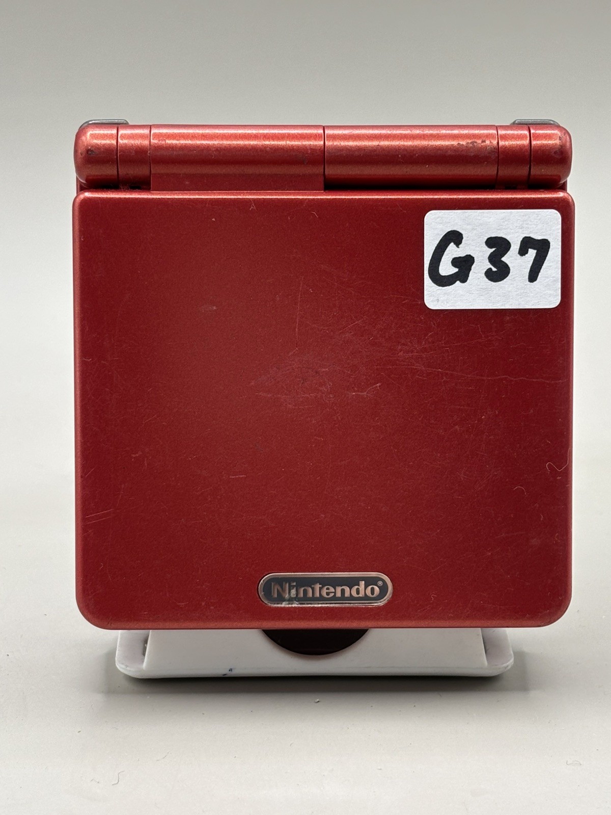 Nintendo Game Boy Advance SP – Flame Red (G37) READ DESCRIPTION