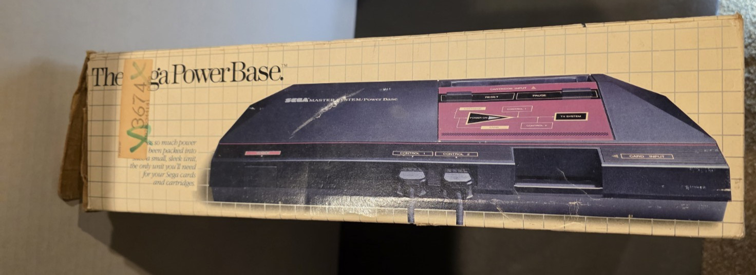 SEGA Master System Console System CIB Complete in Box –TESTED WORKING