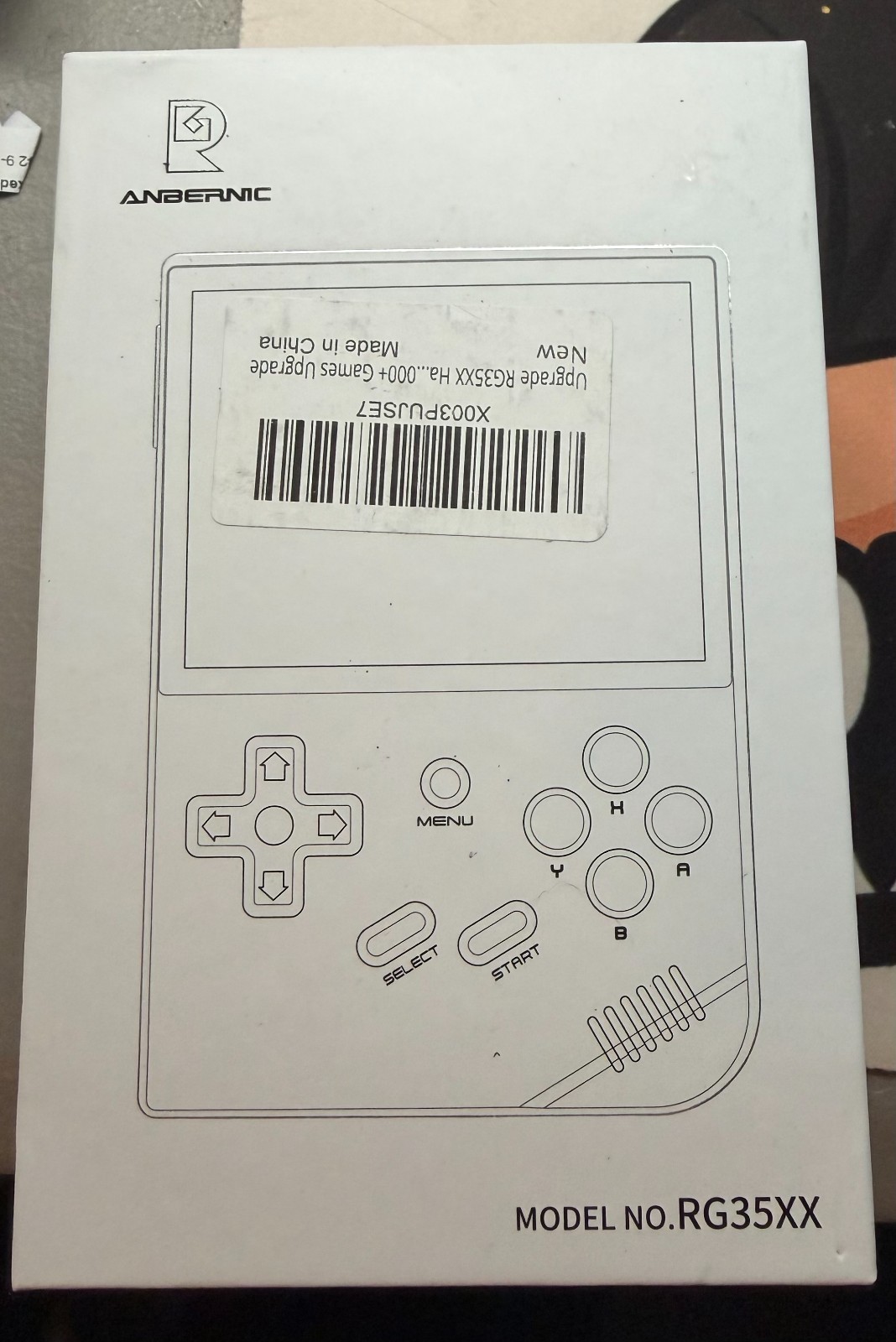 NEW ANBERNIC RG35XX 3.5 Inch IPS Retro Handheld Game Console TRANSPARENT PURPLE
