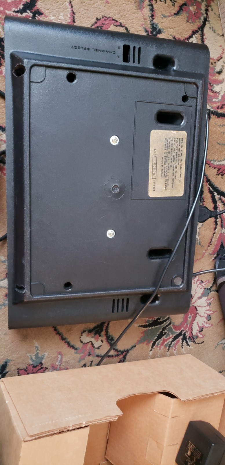 1st year EARLIEST SERIAL # 1977 Atari VCS Heavy Sixer Console System CHESS piece