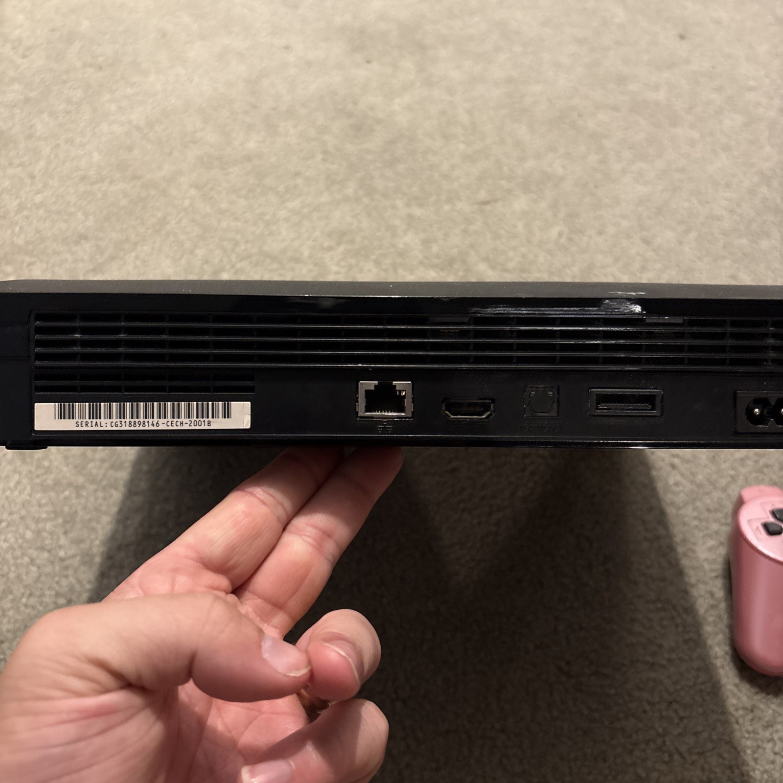 Sony PlayStation 3 – Slim 250GB Console – Charcoal Black Tested