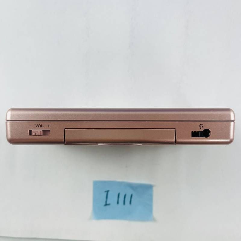 Nintendo DS Lite Metallic Rose Console Good Condition w Box Charger Strap #63